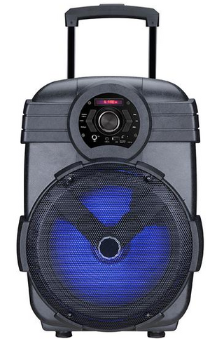 Max Power MPD1200M 12in Single Trolley Speaker With Rechargeable Battery