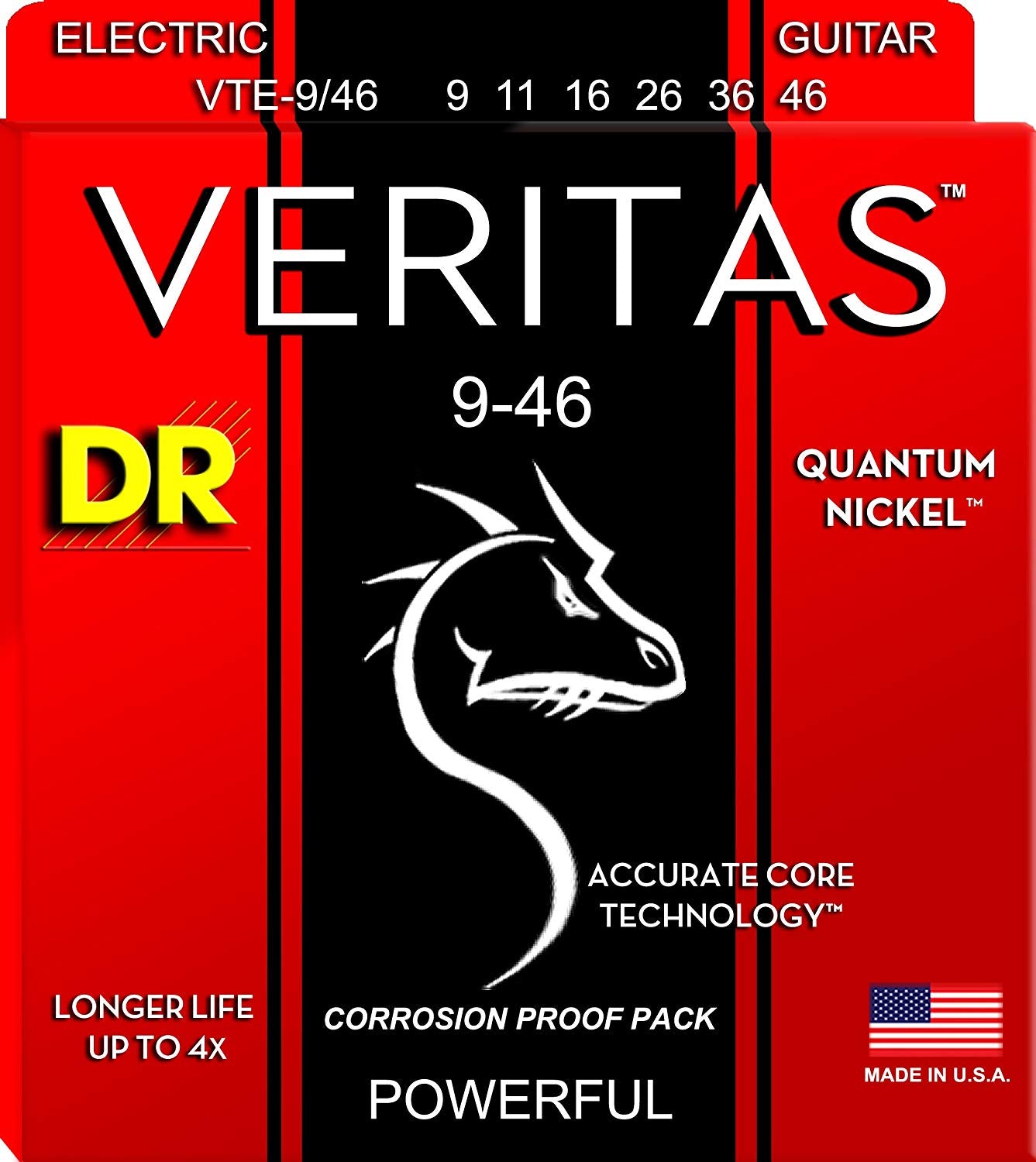 DR VTE946 Veritas 9 46 Electric Guitar Strings