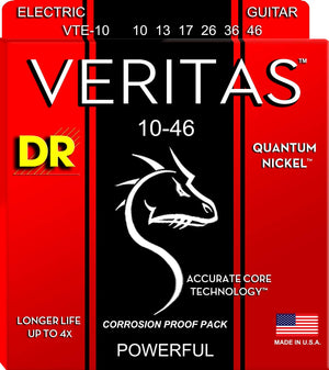 DR VTE10 Veritas 10 46 Electric Guitar Strings