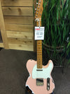 Peto Guitars TH52 Peach/Shell Pink w/Hard Shell Case