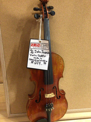 John Juzek 4/4 Violin Outfit Used