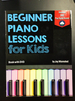 Beginner Piano Lessons For Kids book with dvd