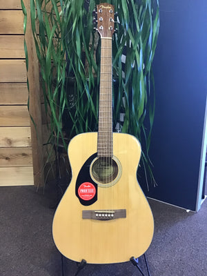 Fender CC60S NAT Acoustic Electric Guitar Lefty