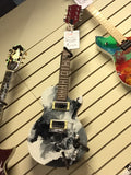 Chandler's Art Black and White Swirl Les Paul
