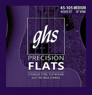 GHS M3050 45-105 Precision Flatwound Electric Bass Strings